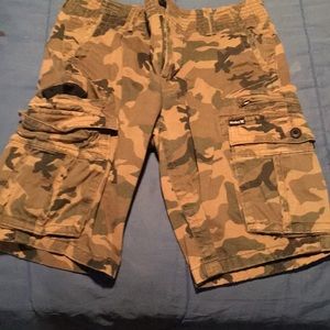 Camouflage Cargo Shorts